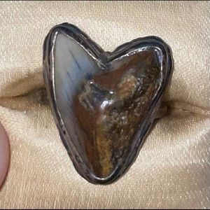 Vintage Multicolored Heart shaped ring